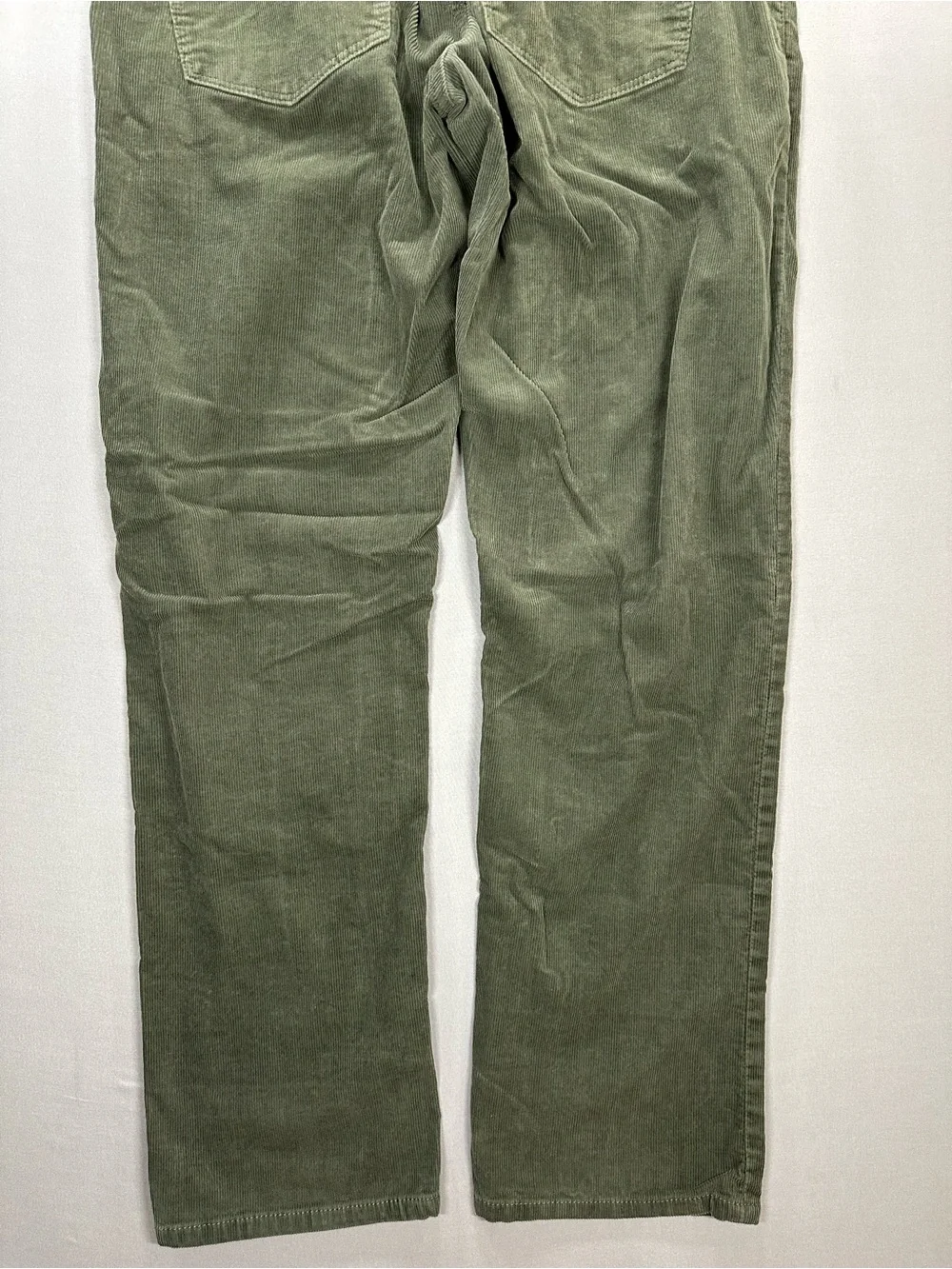 7 Diamonds Clifton Slim Straight, Olive Green Corduroy - Mens 30x30